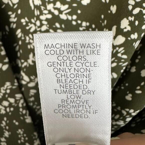 J Jill Wearever Collection Top Womens 2X Green One Button Easy Care Career Chic - Picture 6 of 12